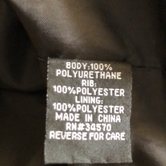 fresh brand moto jacket. Looks and feels like leather. Size M Ptp 20”.. - Picture 10 of 10